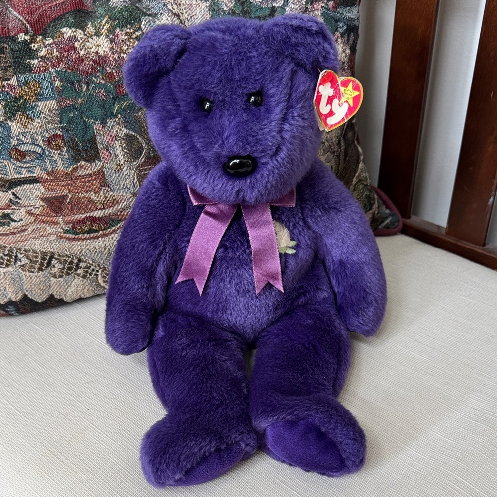 Ty Princess Diana Beanie Baby (1997) & Beanie Buddy (1998) Set - Picture 2 of 13